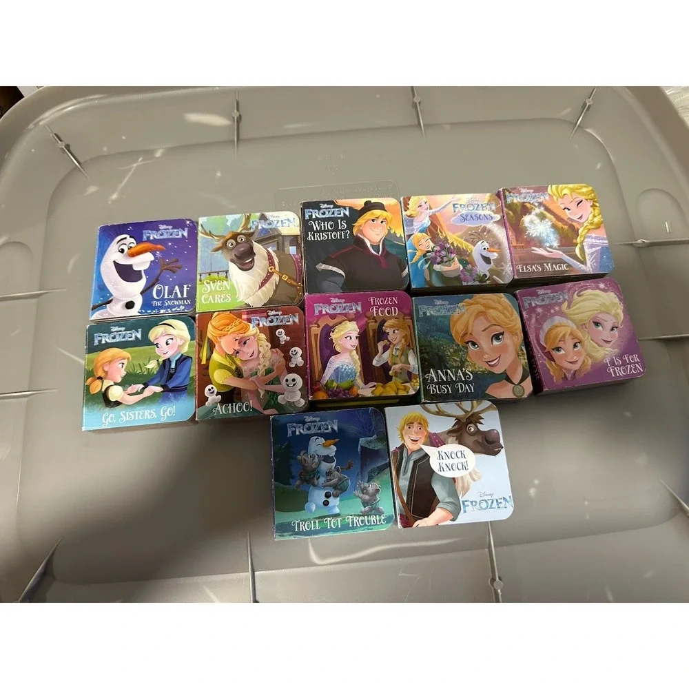 Set Of 12 Mini Frozen Books By Phoenix International